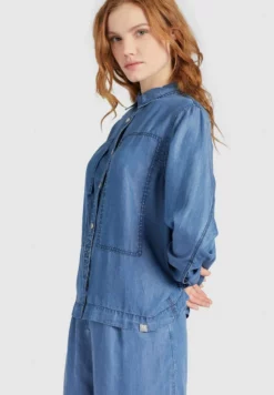 Coupon ⭐ Khujo ESAIA - Hemdbluse - Denim Blue, Damen 🛒 -Khujo Exquisiter Laden 928a6659e6e0456aadafbdb62755f1b0