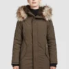 Angebote 🛒 Khujo TAIPA - Wintermantel - Khaki, Damen ❤️