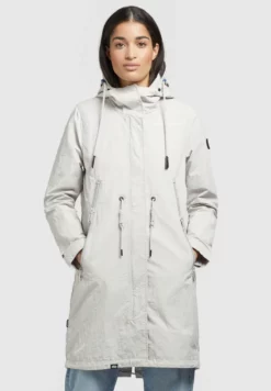Rabatt 🔔 Khujo ADDA - Parka - Hellgrau, Damen 🌟