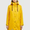 Billig 👍 Khujo ODELIE - Regenjacke / Wasserabweisende Jacke - Gelb, Damen 🛒
