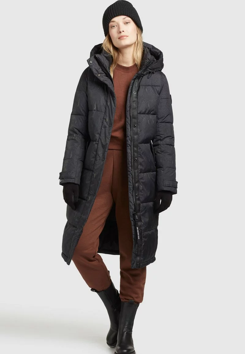 Bester Verkauf 🔥 Khujo DAKOTA - Wintermantel - Schwarz Schlangenmuster, Damen 😉 2 Bester Verkauf 🔥 Khujo DAKOTA - Wintermantel - Schwarz Schlangenmuster, Damen 😉 – Bild 2
