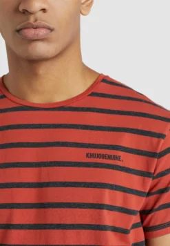 Blitzangebot 🎉 Khujo SAER - T-Shirt Print - Orange, Herren 🛒 -Khujo Exquisiter Laden 98cc597303744b3e98c315d413472215