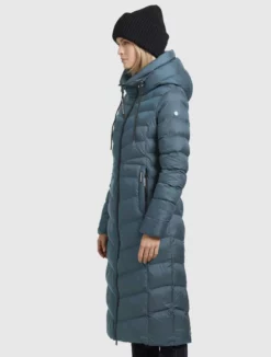 Budget 😀 Khujo INGRAM SHINE - Wintermantel - Blaugrau, Damen 🔥 -Khujo Exquisiter Laden 9b54c237962c4aa88c91b57c8c0449d0