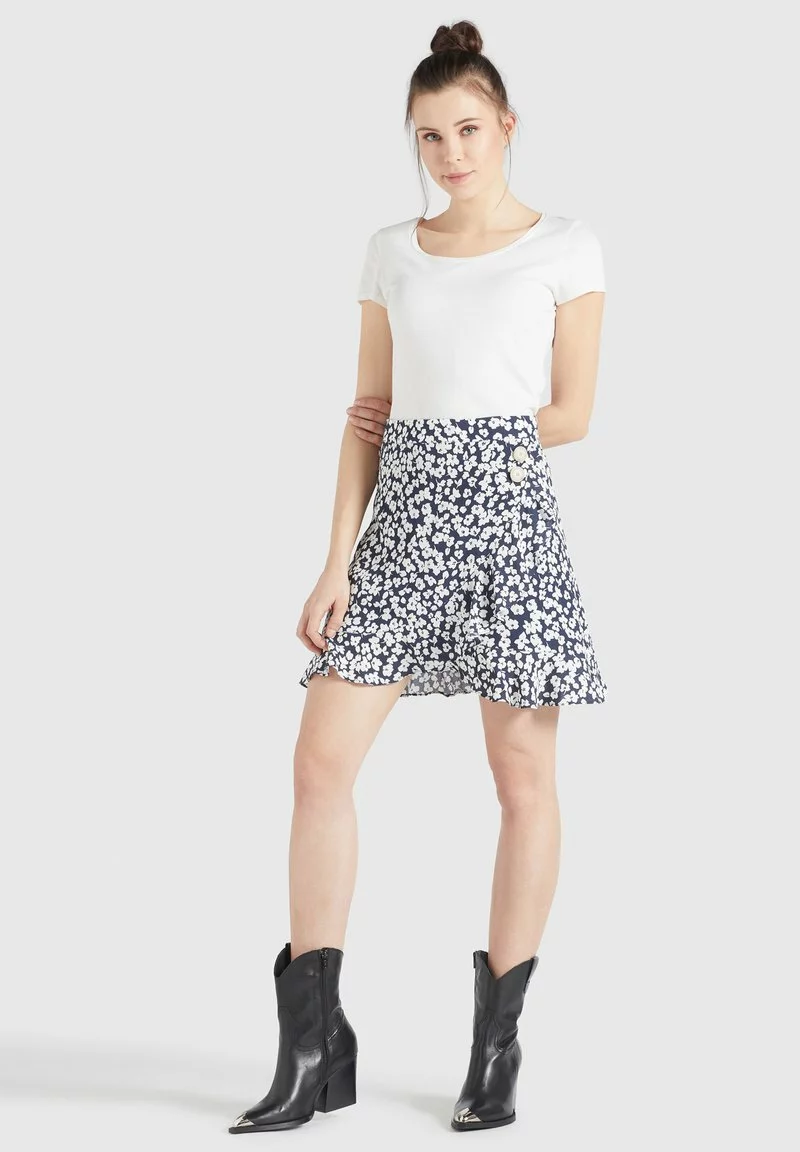 Schlussverkauf ๐ Khujo UNDINE - A-Linien-Rock - Dunkelblau-weiß Geblümt, Damen ๐ 2 Schlussverkauf ๐ Khujo UNDINE - A-Linien-Rock - Dunkelblau-weiß Geblümt, Damen ๐ โ Bild 2