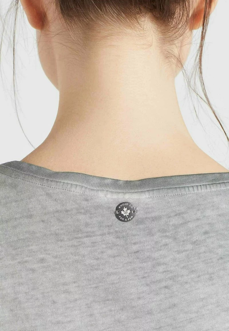 Großhandel 🔔 Khujo PERGOLA - T-Shirt Basic - Grau, Damen ⭐ 4 Großhandel 🔔 Khujo PERGOLA - T-Shirt Basic - Grau, Damen ⭐ – Bild 4