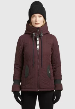 Angebote 🎉 Khujo TWEETY PRIME5 PEACHED - Übergangsjacke - Weinrot, Damen 🌟