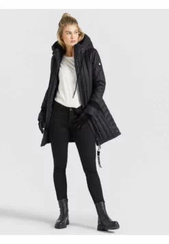 Budget 😍 Khujo JERRY PRIME5 SALTNPEPPER - Wintermantel - Schwarz-weiß Aop, Damen ⌛