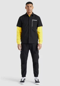 Auslauf ⌛ Khujo SKELTON - Hemd - Black, Herren ⭐