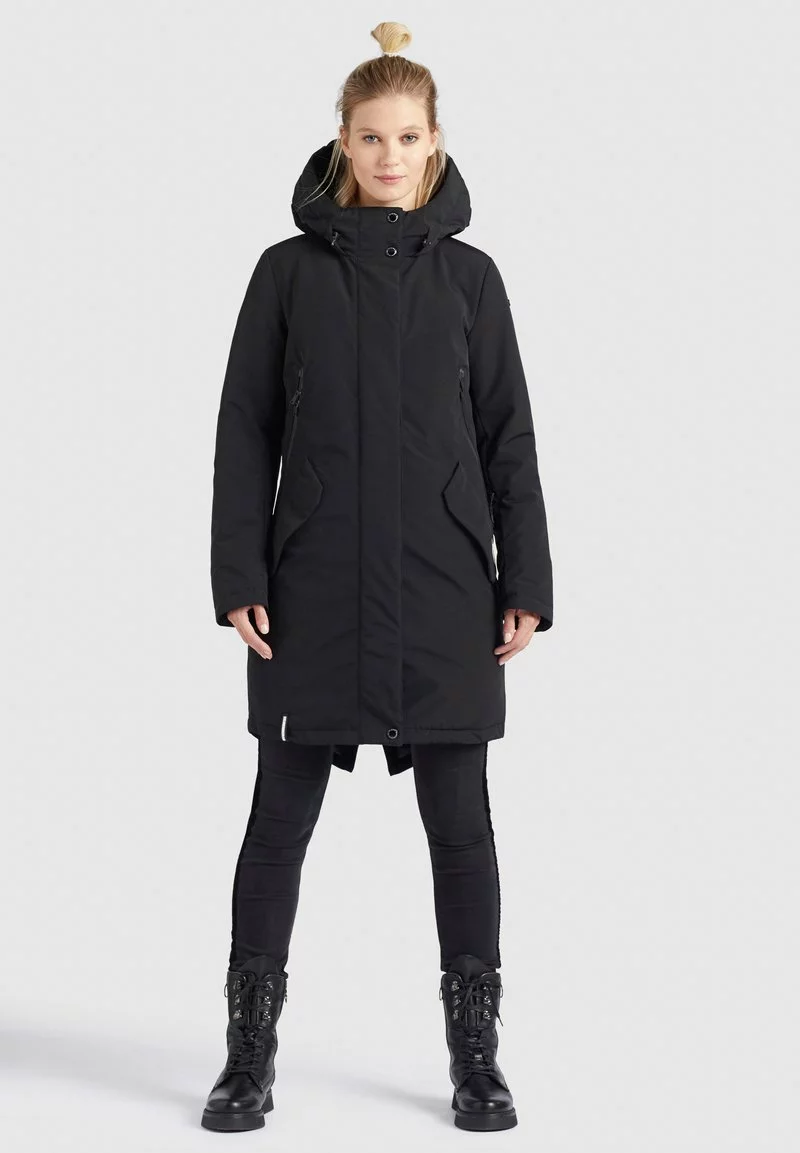 Budget 🌟 Khujo CHARLYN - Wintermantel - Schwarz, Damen 🤩 2 Budget 🌟 Khujo CHARLYN - Wintermantel - Schwarz, Damen 🤩 – Bild 2
