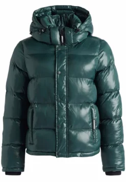 Billig 🌟 Khujo CAMILLE - Winterjacke - Dunkelgrün Glänzend, Damen 🥰 -Khujo Exquisiter Laden a5c629a36e6c4a19afdf3b803911273f