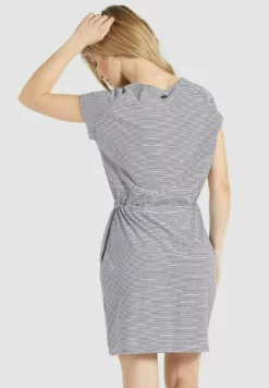 Besorgen ⭐ Khujo ANNEMARIE - Jerseykleid - Weiß-blau Gestreift, Damen 🛒 -Khujo Exquisiter Laden a63c4275ad2c49d5b956cf0cd9e25e09