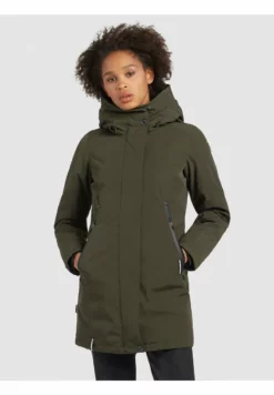 Aktion 🥰 Khujo VIONA2 - Wintermantel - Dunkeloliv, Damen ⌛