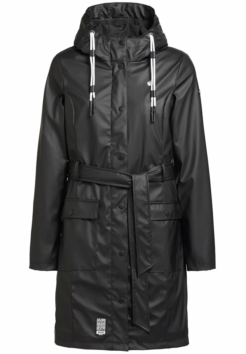 Schlussverkauf 💯 Khujo GLENNA - Regenjacke / Wasserabweisende Jacke - Schwarz, Damen 👍 8 Schlussverkauf 💯 Khujo GLENNA - Regenjacke / Wasserabweisende Jacke - Schwarz, Damen 👍 – Bild 8