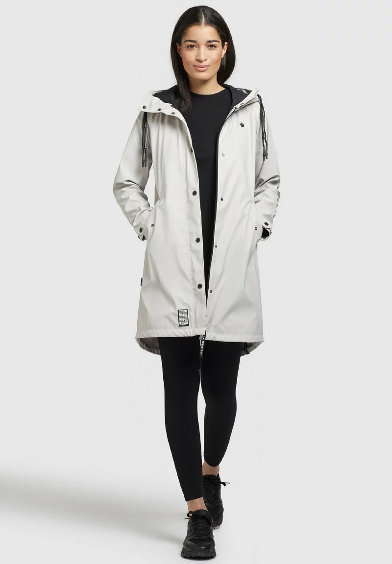 Blitzangebot 🤩 Khujo ODELIE - Regenjacke / Wasserabweisende Jacke - Hellgrau, Damen 👏 4 Blitzangebot 🤩 Khujo ODELIE - Regenjacke / Wasserabweisende Jacke - Hellgrau, Damen 👏 – Bild 4