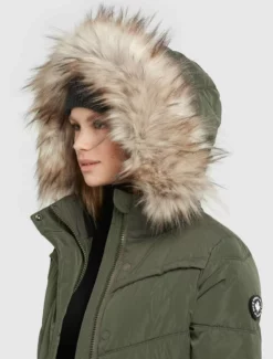 Schlussverkauf 🔔 Khujo LUBECK LONG5 - Wintermantel - Dunkeloliv, Damen 👍 -Khujo Exquisiter Laden ab4bc7a7a0394f47975f9f84ee914b14