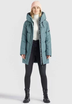 Coupon 🌟 Khujo JORDIS - Wintermantel - Blaugrau, Damen ❤️ -Khujo Exquisiter Laden acbefdc3d04a43b3901bf2d446277d08