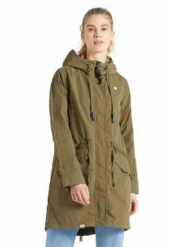 Billig 🥰 Khujo NEPHELE - Parka - Khaki, Damen 👏