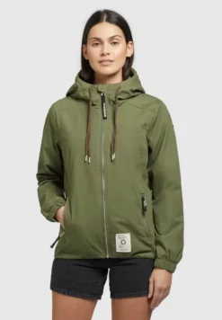Budget 🔔 Khujo ROLAVA - Leichte Jacke - Oliv, Damen 🔥