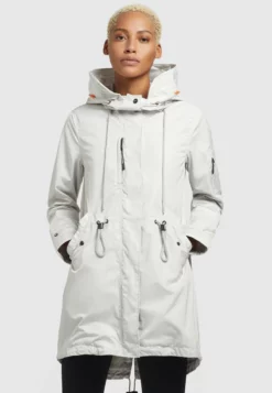 Coupon 🌟 Khujo DAYES - Parka - Hellgrau, Damen 😍