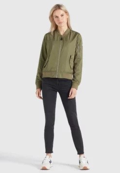 Neu 🎉 Khujo FENCY - Bomberjacke - Khaki Pes, Damen ⌛ -Khujo Exquisiter Laden b44e46002c9440f7852fba79b55327fd