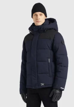 Schlussverkauf 🌟 Khujo HELSINKI - Winterjacke - Dunkelblau, Herren 🔔 -Khujo Exquisiter Laden b69efcae772649ecb3612a381a4e94ea