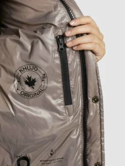 Blitzangebot ⌛ Khujo GERDA SHINY - Wintermantel - Taupe Glänzend, Damen 🔔 -Khujo Exquisiter Laden bc4f91dc82204d6abf13b365387f05fa