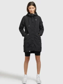 Budget ⌛ Khujo GAMES - Parka - Schwarz, Damen 🧨