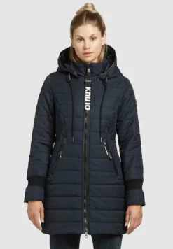 Brandneu 🥰 Khujo SHINE2 STRUCTURED - Wintermantel - Dunkelblau, Damen ✨