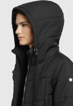Billig 💯 Khujo ELVA STRUCTURED - Wintermantel - Schwarz, Damen 🔥 -Khujo Exquisiter Laden c0c8fba7f3d7493084231f4eb5eb4ad2
