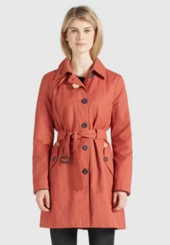 Bestes Angebot 🧨 Khujo AURORA - Trenchcoat - Rot, Damen 🥰