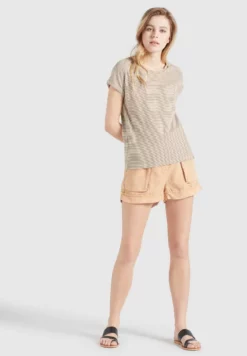 Angebote ✔️ Khujo BABSI - T-Shirt Print - Weiß Ocker Gestreift, Damen ✨ 18 Angebote ✔️ Khujo BABSI - T-Shirt Print - Weiß Ocker Gestreift, Damen ✨ -Khujo Exquisiter Laden c1777a6db4fb4e94b5f722c6a13b491e