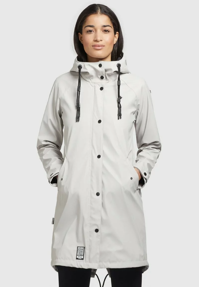 Blitzangebot 🤩 Khujo ODELIE - Regenjacke / Wasserabweisende Jacke - Hellgrau, Damen 👏 1 Blitzangebot 🤩 Khujo ODELIE - Regenjacke / Wasserabweisende Jacke - Hellgrau, Damen 👏