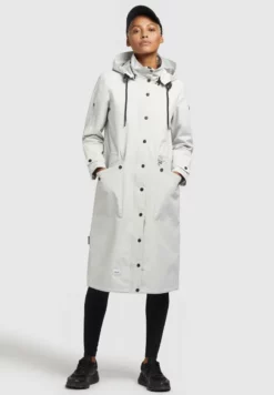 Brandneu 🎉 Khujo SMILLA - Parka - Hellgrau, Damen 👍