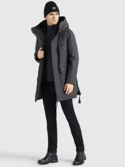 Budget 💯 Khujo DANCER - Wintermantel - Dunkelgrau, Herren 😀 -Khujo Exquisiter Laden c5da7b9fba374145965ad2088d35a830