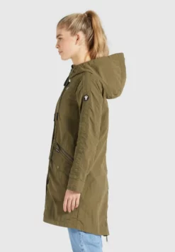 Billig 🥰 Khujo NEPHELE - Parka - Khaki, Damen 👏 -Khujo Exquisiter Laden c6727ee6e81c4886963fc7690e556e89