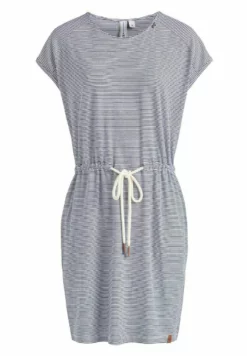 Besorgen ⭐ Khujo ANNEMARIE - Jerseykleid - Weiß-blau Gestreift, Damen 🛒 -Khujo Exquisiter Laden c6b81d3452d44bfb9b62e2ea605967a4