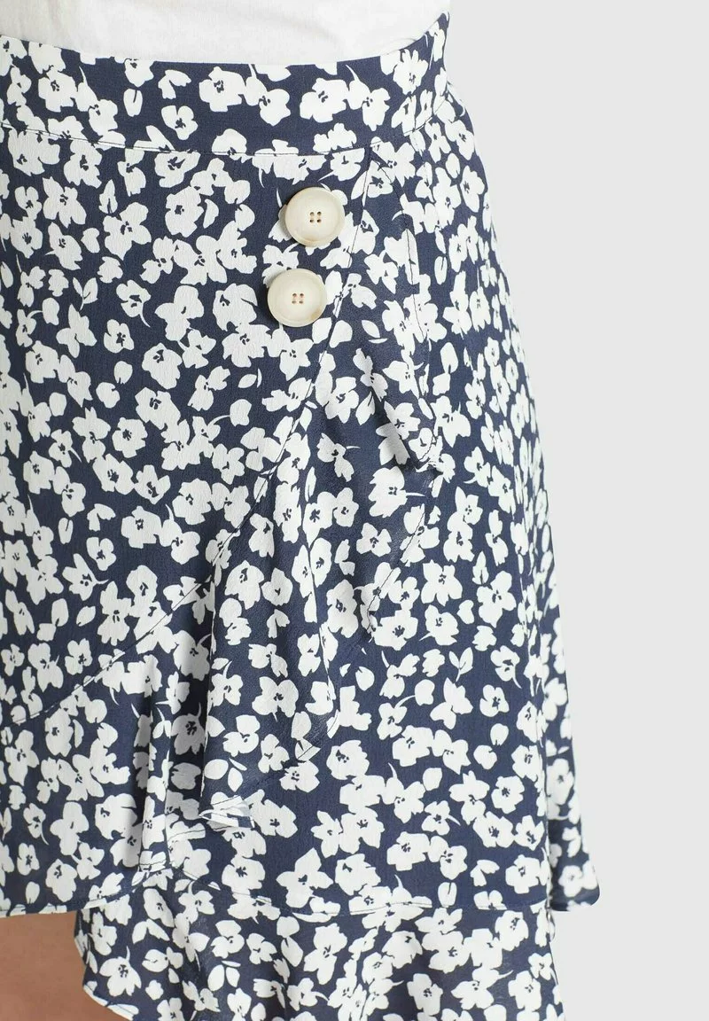 Schlussverkauf ๐ Khujo UNDINE - A-Linien-Rock - Dunkelblau-weiß Geblümt, Damen ๐ 4 Schlussverkauf ๐ Khujo UNDINE - A-Linien-Rock - Dunkelblau-weiß Geblümt, Damen ๐ โ Bild 4
