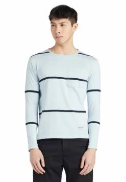 Aktion 🛒 Khujo LUCIAN - Langarmshirt - Light Blue, Herren 🔥