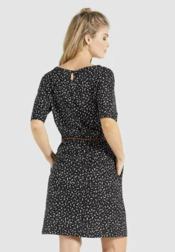 Besorgen 🎉 Khujo GABY - Jerseykleid - Schwarz-weiß Gemustert, Damen 👍 -Khujo Exquisiter Laden cd9e5bbb265447118e548fef8f9db384