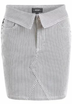 Rabatt 👏 Khujo RASHY - 👖 Jeansrock - Blau-weiß, Damen 🌟 -Khujo Exquisiter Laden dc46a67204654e8c83d7a619fd581cc0