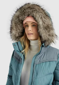 Budget 🔥 Khujo LUBECK LONG - Wintermantel - Blaugrau, Damen ⭐ -Khujo Exquisiter Laden e27c84e23b204bb7a2f957fca6fe7d14