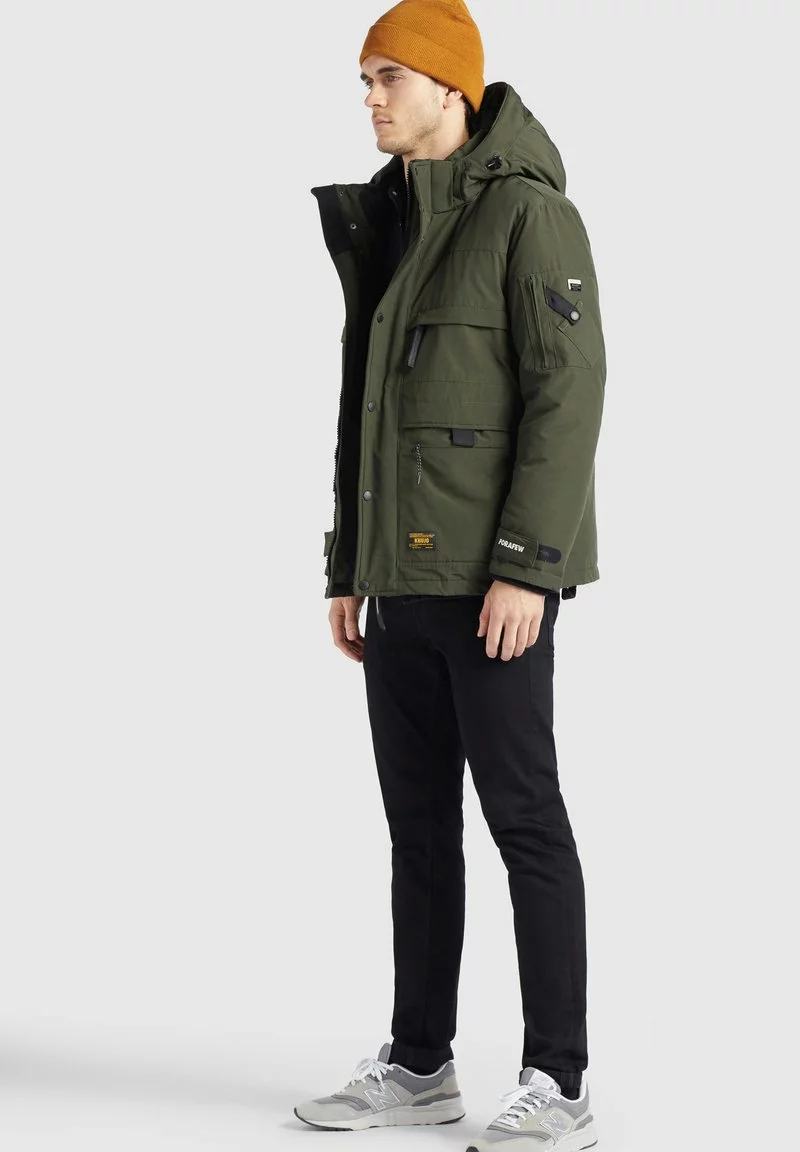 Neu 😍 Khujo BOYNTON - Winterjacke - Dunkeloliv, Herren 🛒 5 Neu 😍 Khujo BOYNTON - Winterjacke - Dunkeloliv, Herren 🛒 – Bild 5