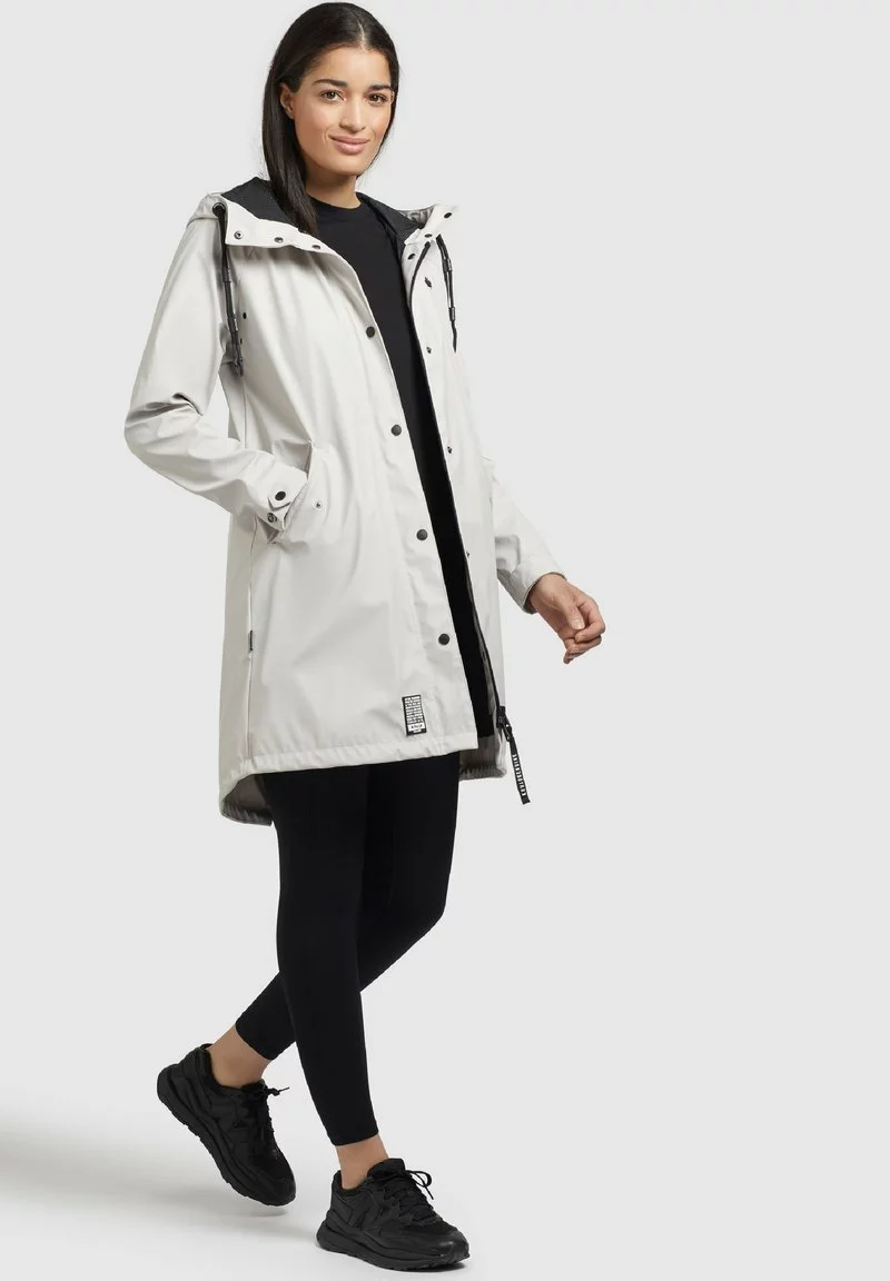 Blitzangebot 🤩 Khujo ODELIE - Regenjacke / Wasserabweisende Jacke - Hellgrau, Damen 👏 2 Blitzangebot 🤩 Khujo ODELIE - Regenjacke / Wasserabweisende Jacke - Hellgrau, Damen 👏 – Bild 2