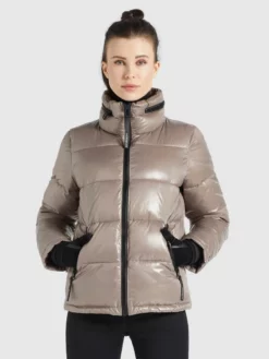 Besorgen 🎉 Khujo BLONDIE - Winterjacke - Taupe Glänzend, Damen 🌟