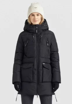 Blitzangebot ✔️ Khujo MADALENA - Wintermantel - Schwarz, Damen 🤩
