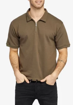 Coupon 😉 Khujo NICOLAS - Poloshirt - Khaki, Herren 🤩