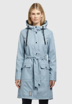 Coupon ✔️ Khujo GLENNA - Regenjacke / Wasserabweisende Jacke - Hellblau, Damen 🌟