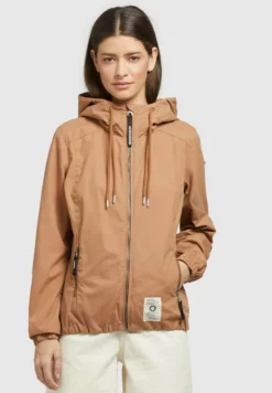 Neu ⌛ Khujo ROLAVA - Leichte Jacke - Toffee, Damen ❤️