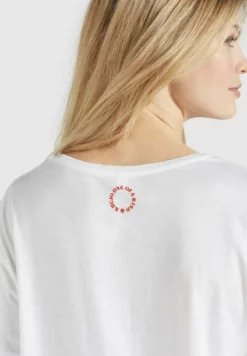 Bestpreis 😀 Khujo BANANI HEY - T-Shirt Print - Weiß, Damen ✨ -Khujo Exquisiter Laden fb3b7a883d4d462ab08da6f4db85111d