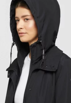 Bestes Angebot ⭐ Khujo FELINA - Regenjacke / Wasserabweisende Jacke - Schwarz, Damen 😀 -Khujo Exquisiter Laden fbf495f86547401dacdba20b2f64fe07